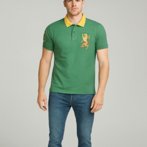 Branded Polo T-shirt Green Color
